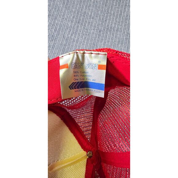 Vintage Trucker Heartbeat of America mesh snapback Hat - Picture 7 of 8